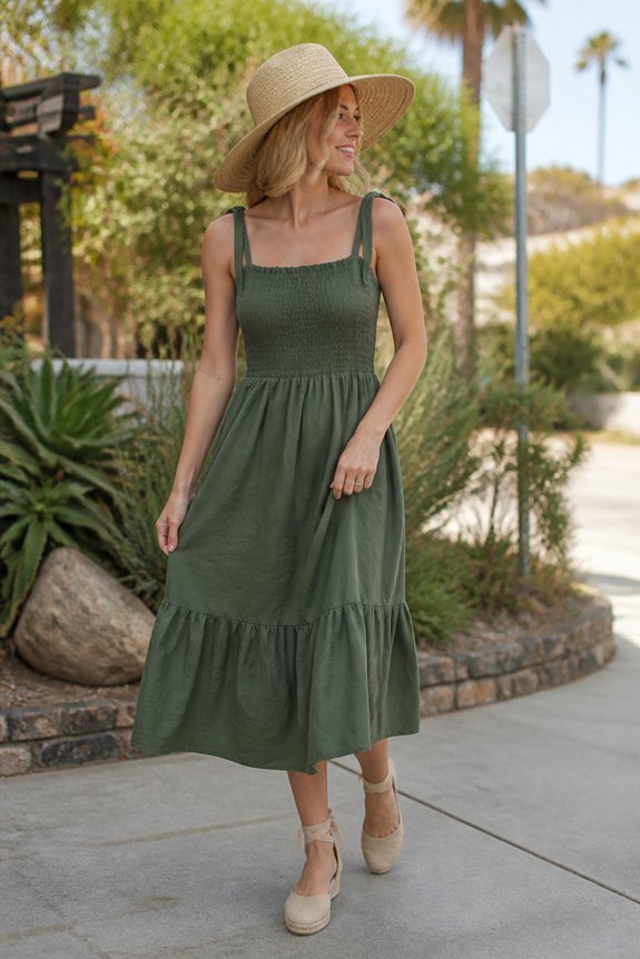 elegant summer beachwear ensemble