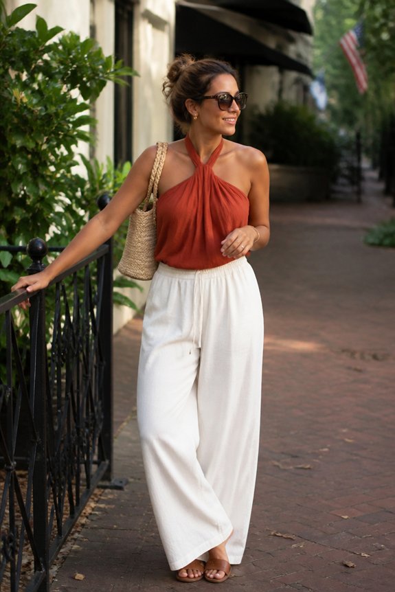 elegant summer breezy outfit