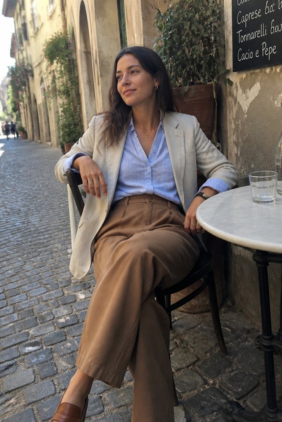 elegant summer casual ensemble