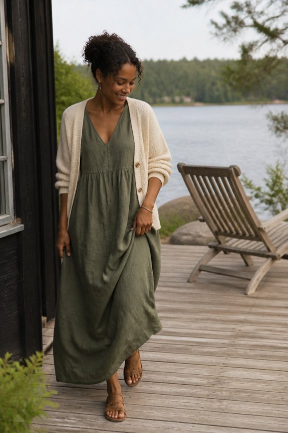elegant summer casual ensemble
