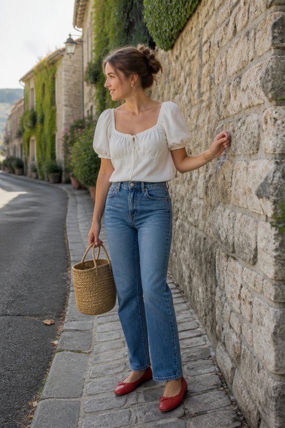 elegant summer casual ensemble