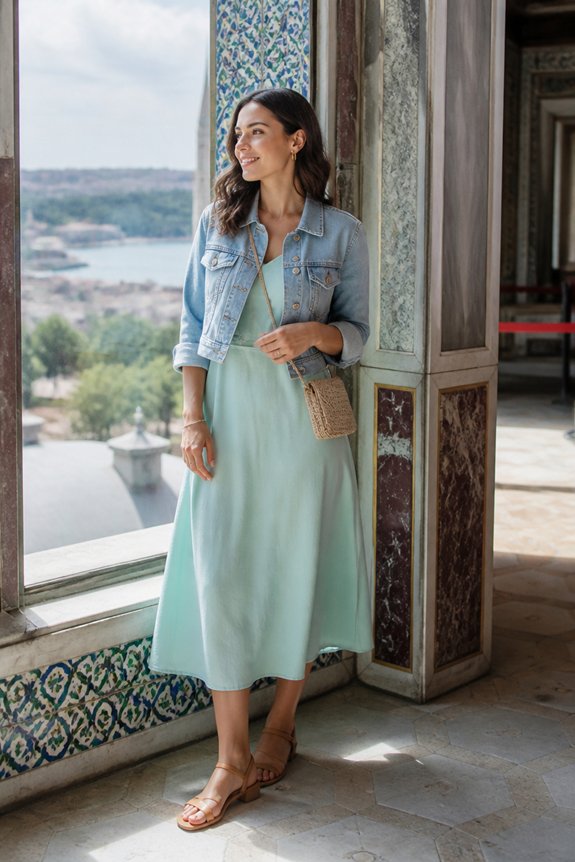 elegant summer casual ensemble