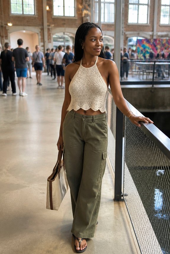elegant summer casual ensemble