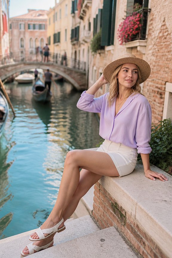 elegant summer casual look