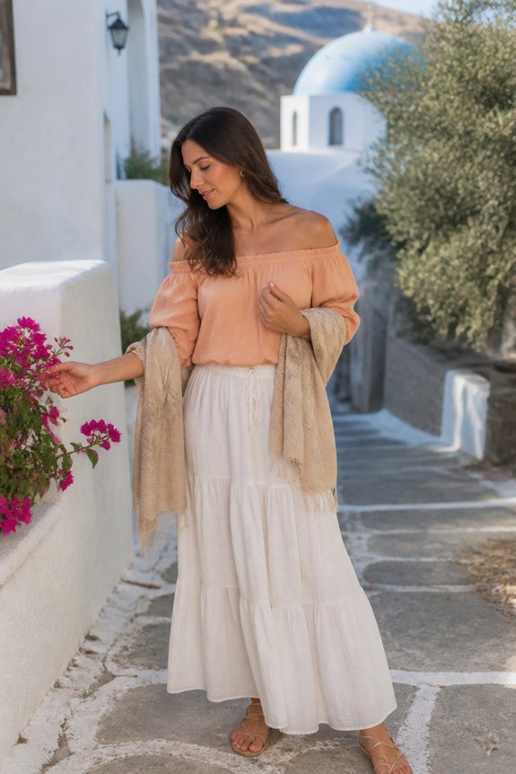 elegant summer evening ensemble