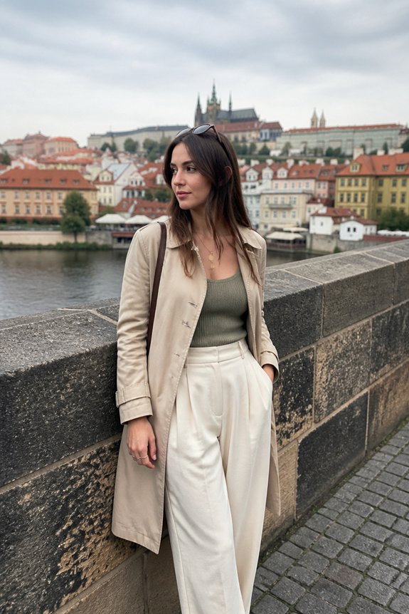 elegant summer layered outfit