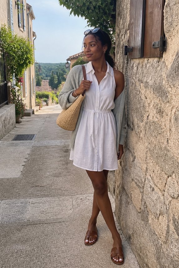 elegant summer layered outfit