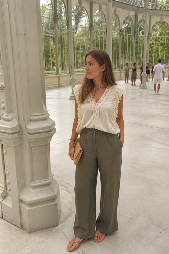 elegant warm weather ensemble