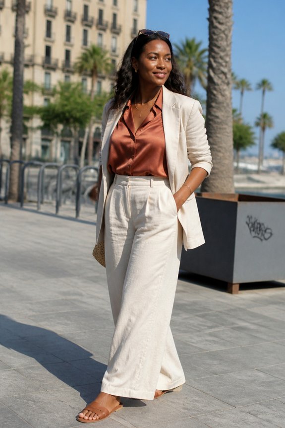 elegant warm weather ensemble