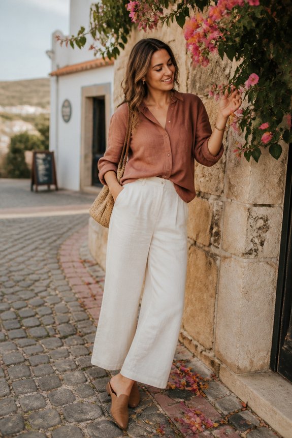 elegant warm weather ensemble