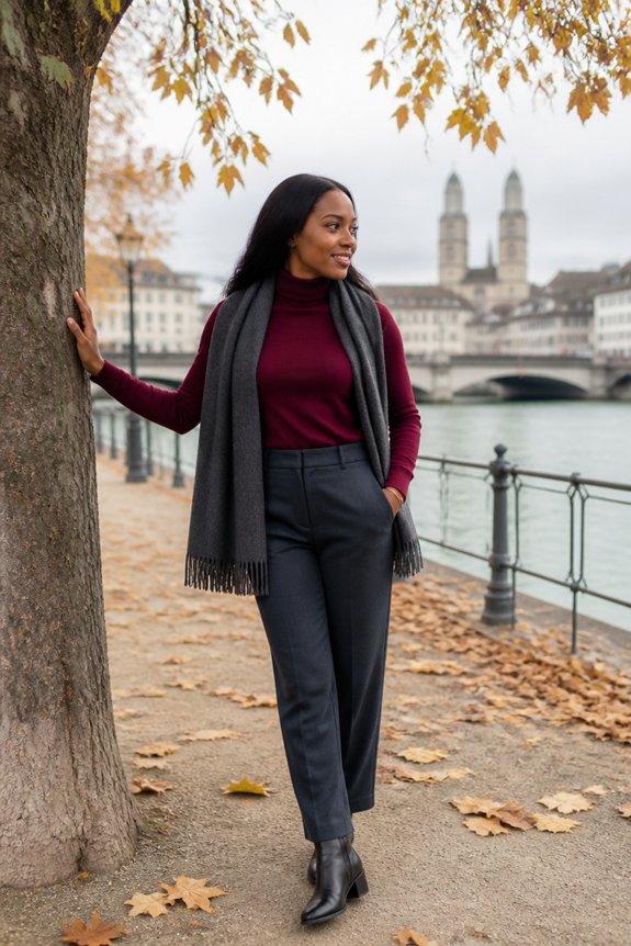 elegant winter city ensemble