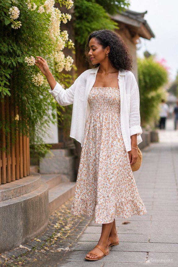 floral lightweight breezy ensemble