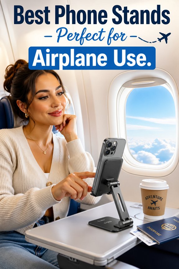 ideal airplane phone holder