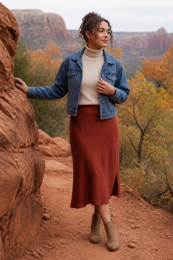 layered autumn casual style