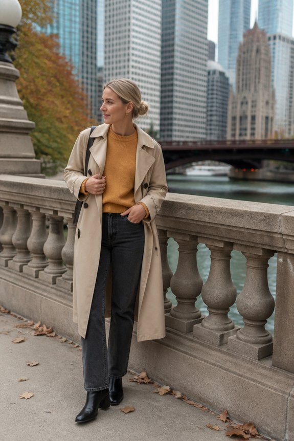 layered autumn casual style
