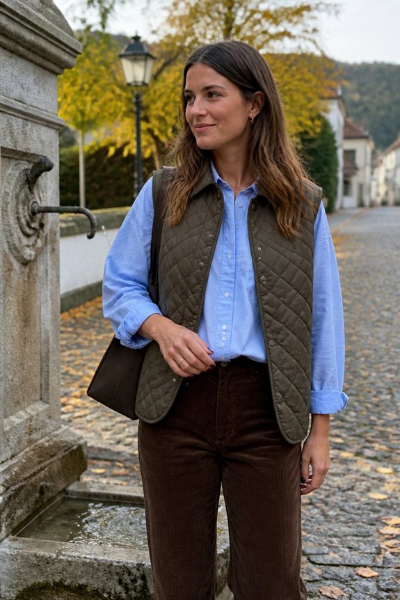 layered autumn casual style