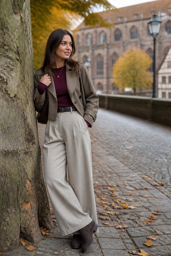 layered autumn chic style