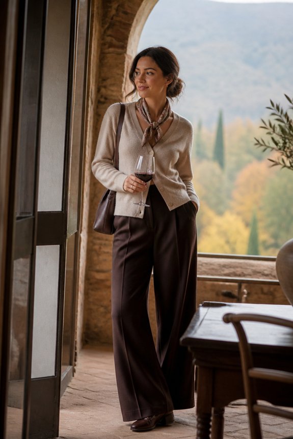 layered cozy elegant style