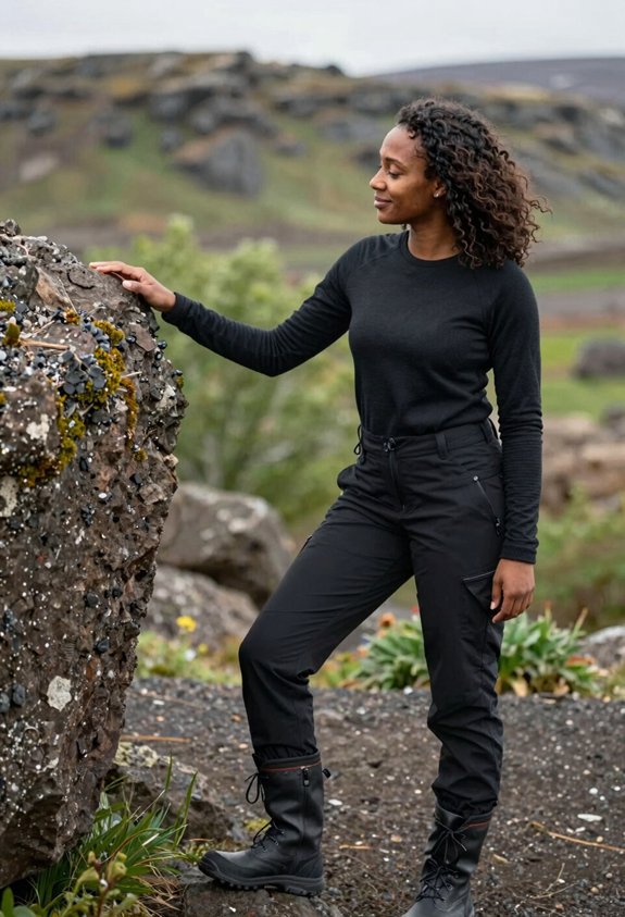 layered outdoor adventure gear