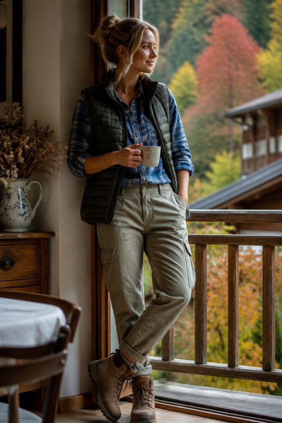 layered outdoor casual style