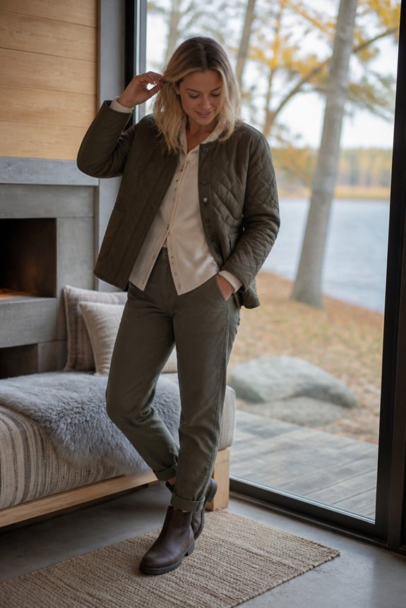 layered outdoor casual style