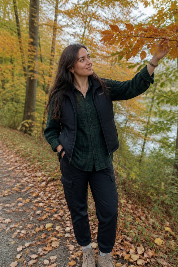 layered outdoors casual style