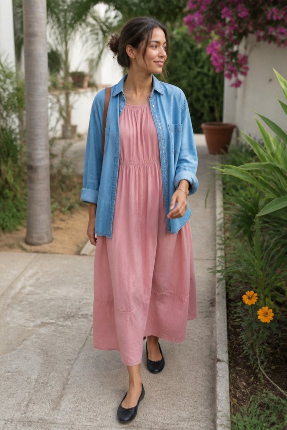 layered summer city outfit