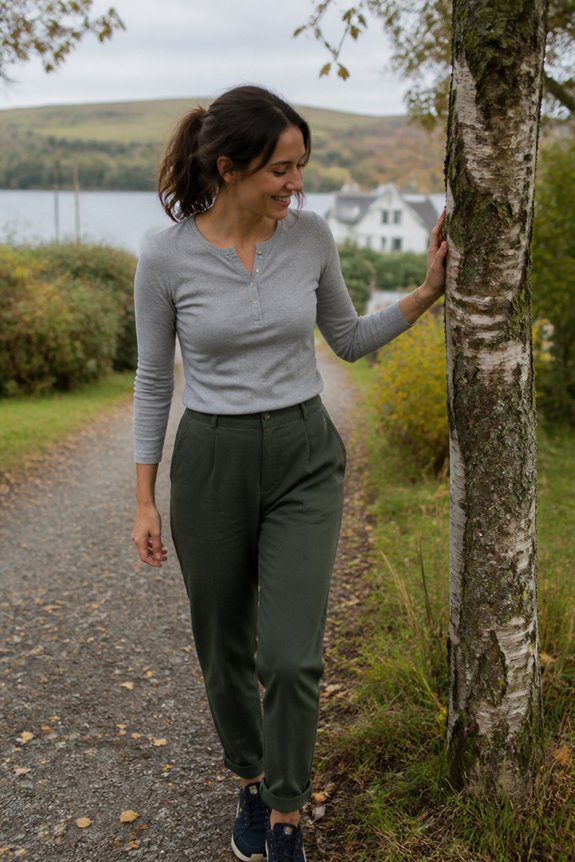 layered weather ready casual style