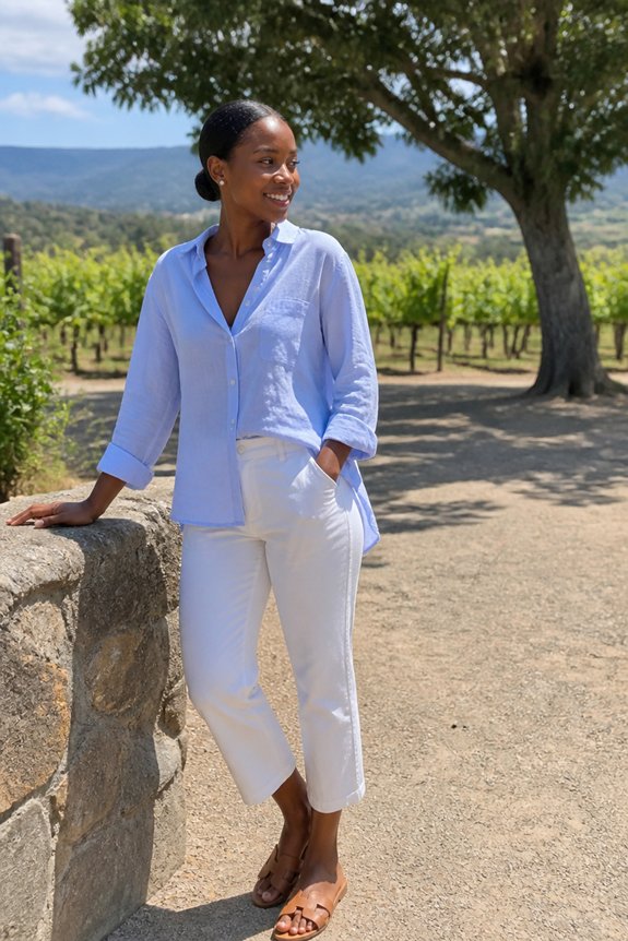 light airy chic ensemble