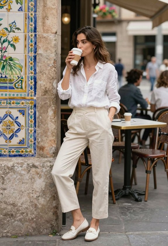 light linen summer outfit