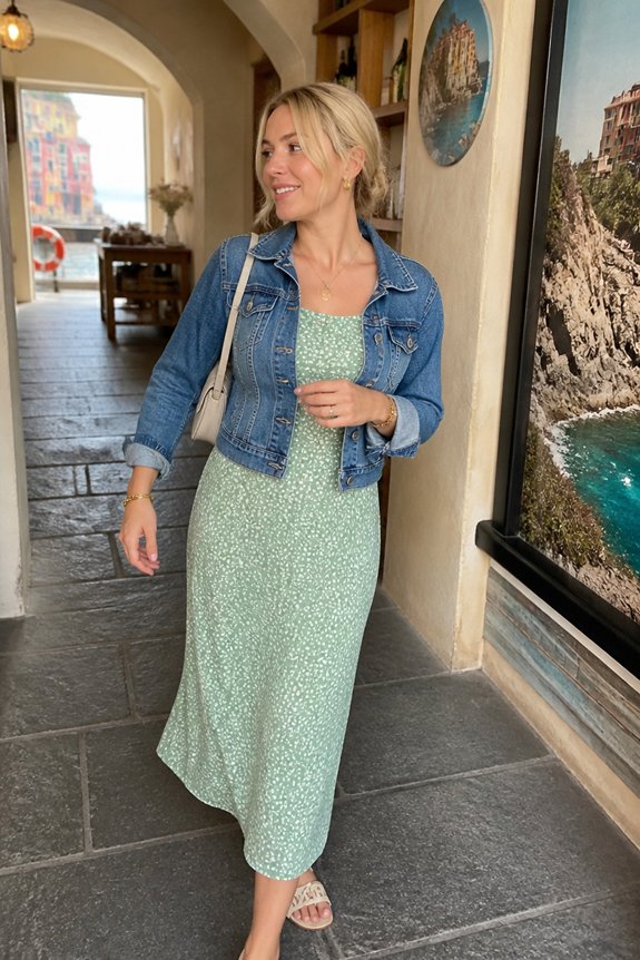 mint green dress accessories ensemble