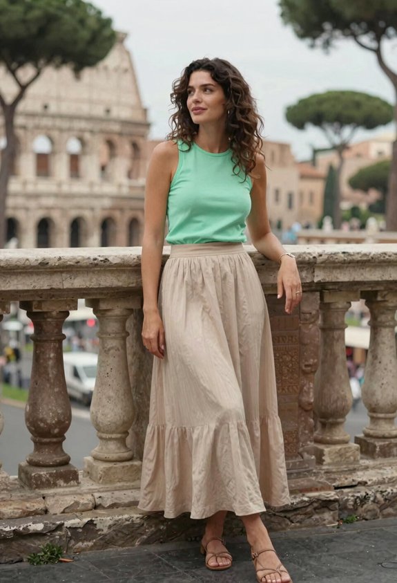 mint green summer outfit