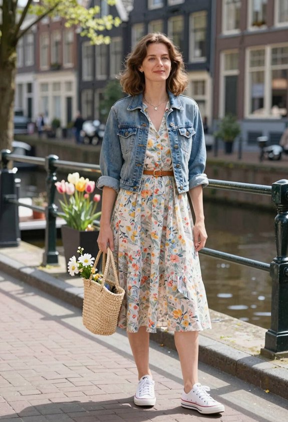 modest spring midi dresses