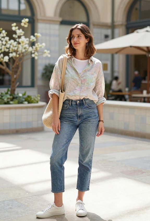 natural fabric tops selection