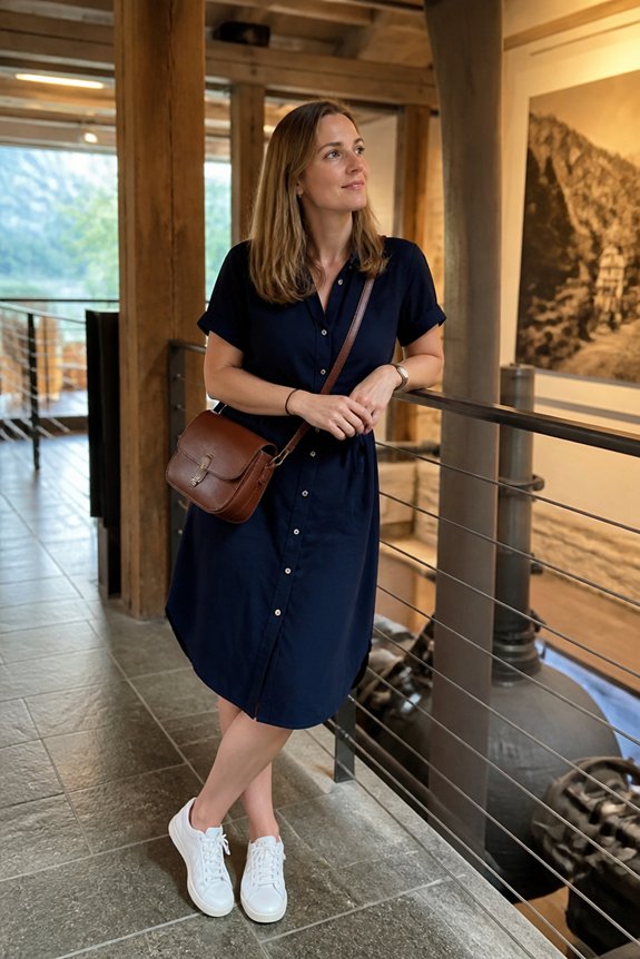navy dress satchel sneakers