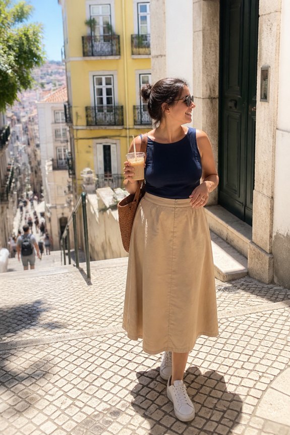 navy tank sand skirt
