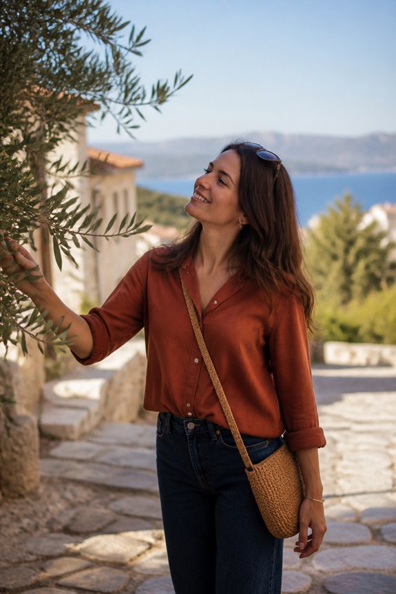 october casual chic ensemble