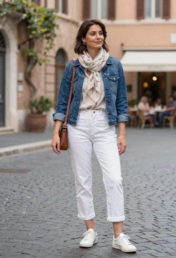 polished layered spring tops