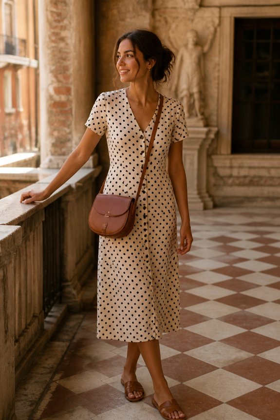 polka dot dress accessories combo