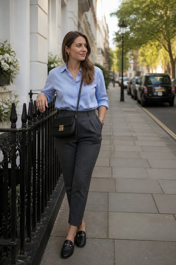 powder blue charcoal crossbody