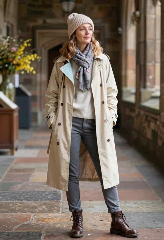 practical layered spring outfits