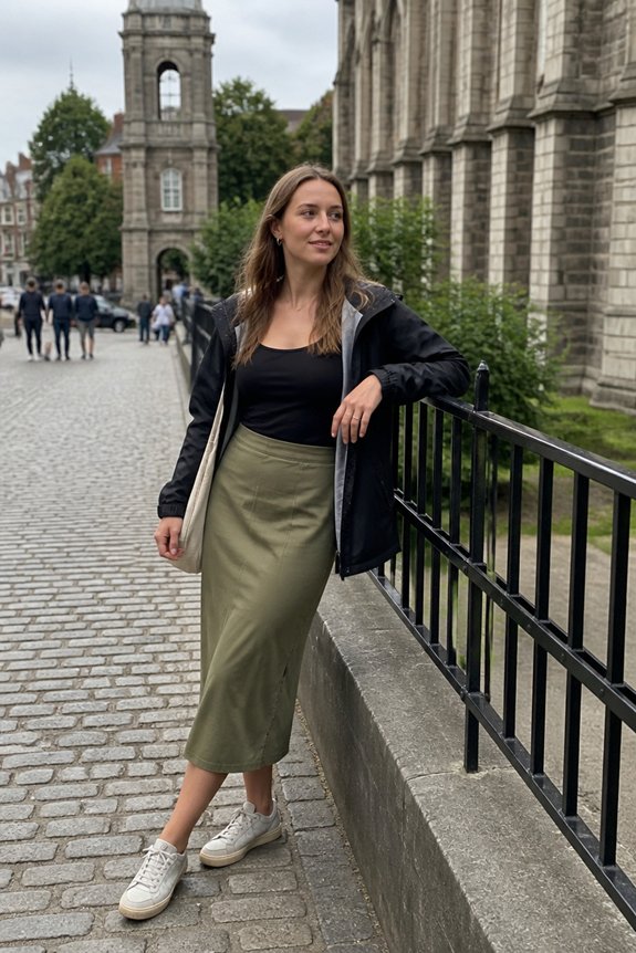 rain ready casual outfit