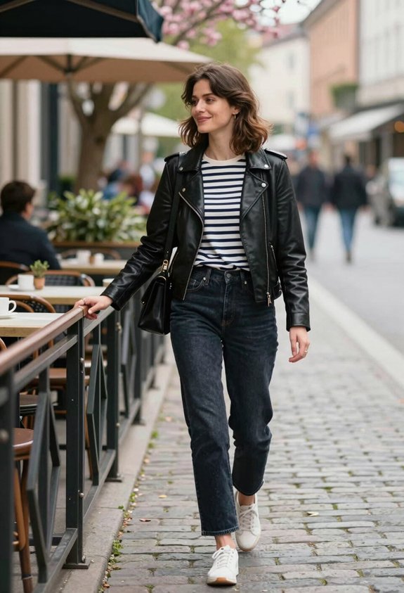 rebellious chic casual outfit