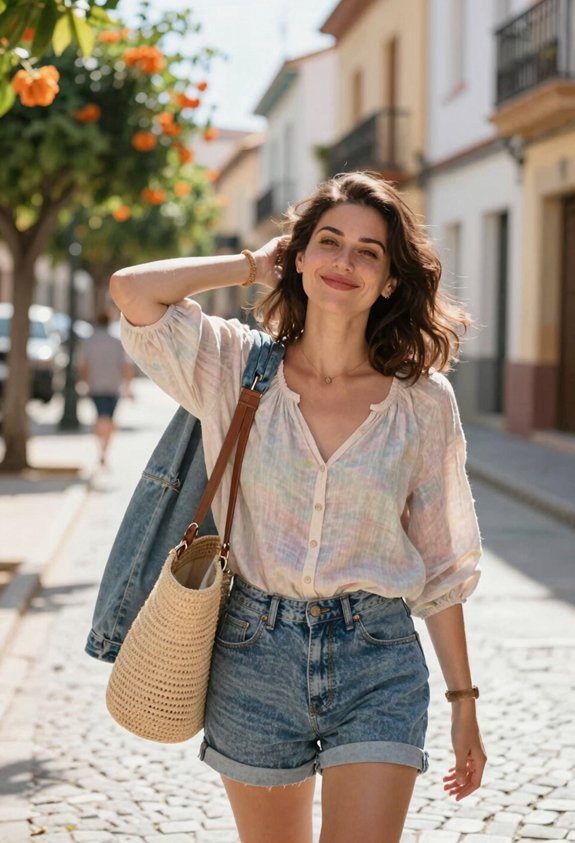 relaxed polished spring tops