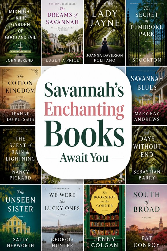 savannah books evoke southern charm