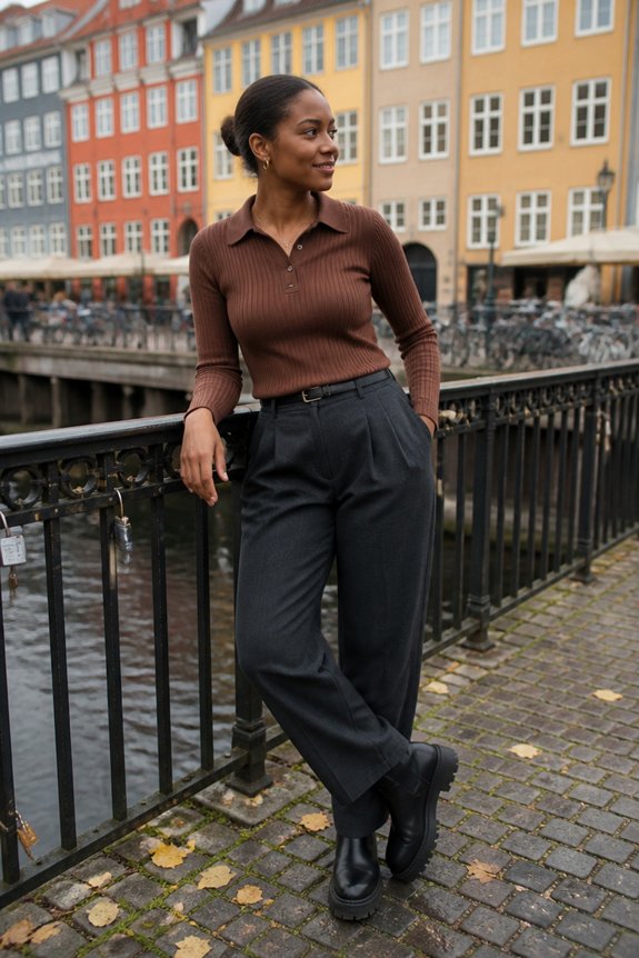 stylish cozy winter outfit