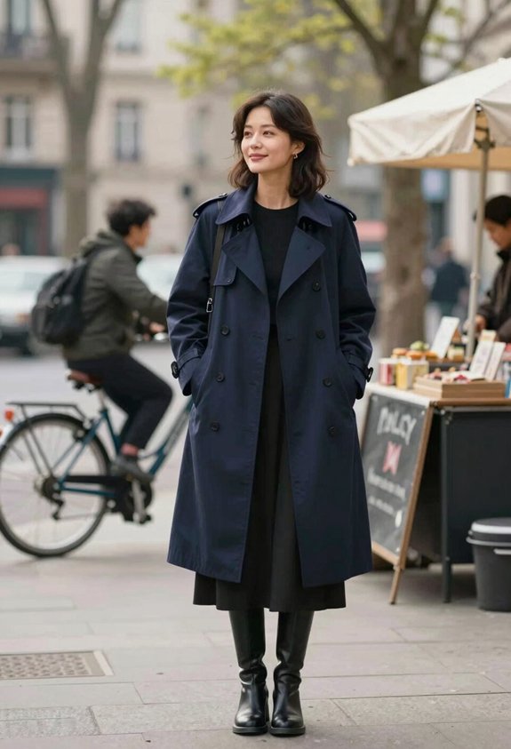 stylish fall weather outfit