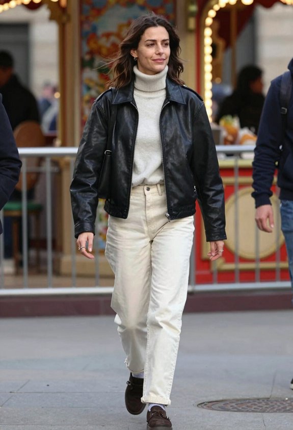 stylish layered autumn outfit
