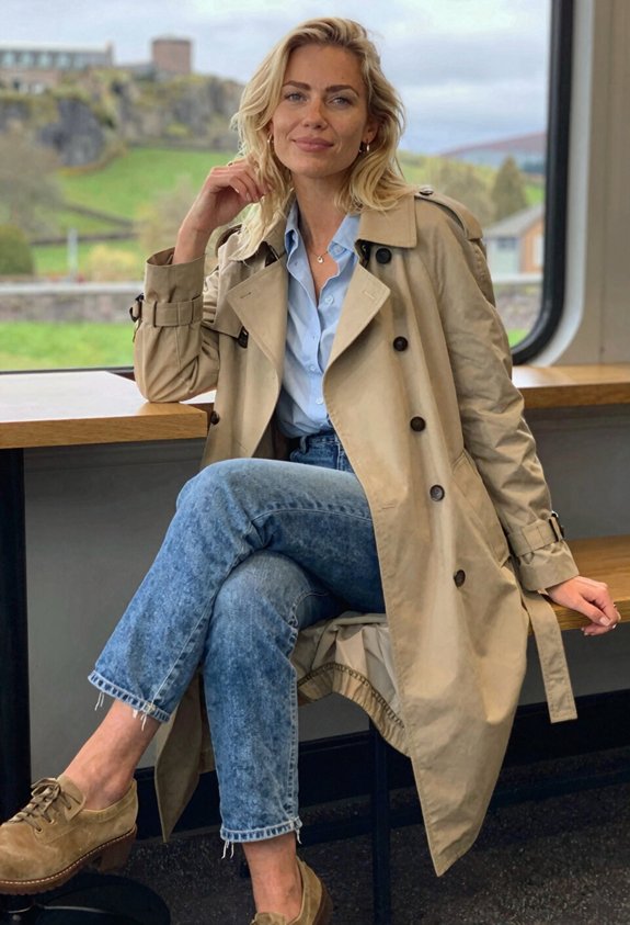 stylish layered casual outfit