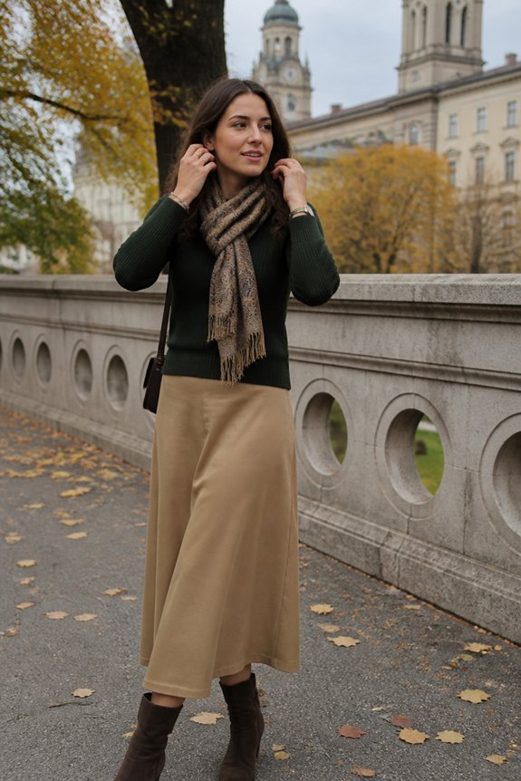 stylish layered fall outfit